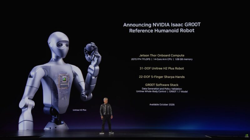 NVIDIA Computex 2026 Keynote Isaac Groot Reference Robot
