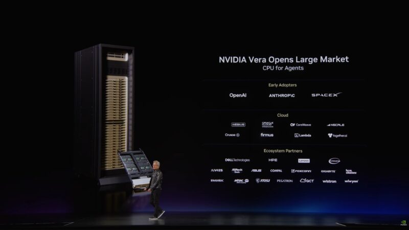 NVIDIA Computex 2026 Keynote Vera Early Adopters