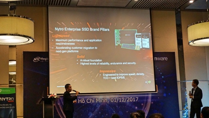 Nhất Tiến Chung c&ugrave;ng Seagate, QNAP, VMware giới thiệu giải ph&aacute;p HCI